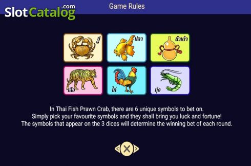 Οθόνη4. Thai Fish Prawn Crab (Spadegaming) Κουλοχέρης