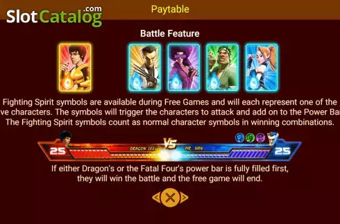 Οθόνη9. Kungfu Dragon Κουλοχέρης