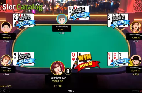 Οθόνη3. Pok Deng (Spadegaming) Κουλοχέρης