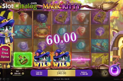 Οθόνη3. Magic Kitty Κουλοχέρης