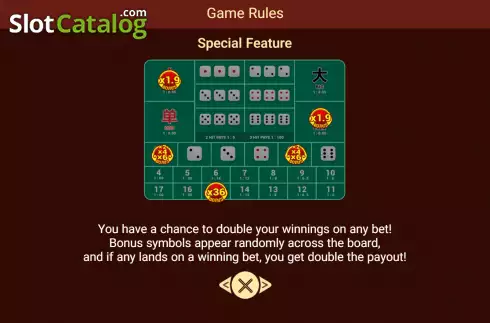 Οθόνη5. SicBo (Spadegaming) Κουλοχέρης