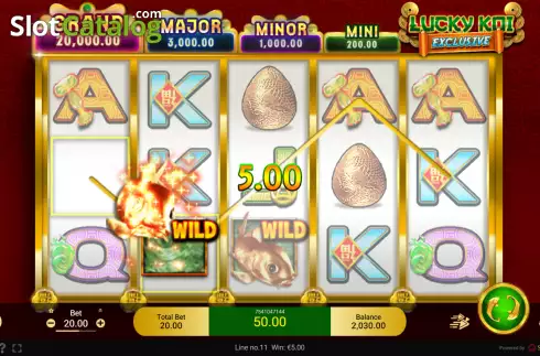 Οθόνη4. Lucky Koi Exclusive Κουλοχέρης