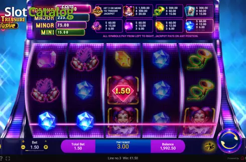 Οθόνη3. Joker's Treasure Exclusive Κουλοχέρης