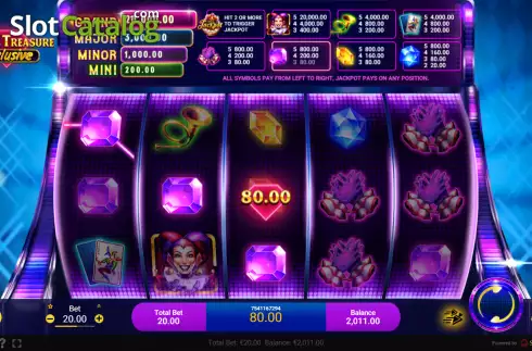 Οθόνη4. Joker's Treasure Exclusive Κουλοχέρης