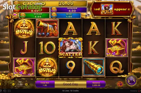 Οθόνη2. Captain Golds Fortune Κουλοχέρης