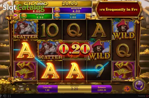 Οθόνη3. Captain Golds Fortune Κουλοχέρης
