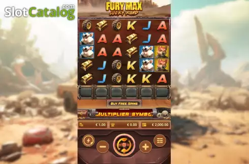 Οθόνη3. Fury Max Lucky Road Κουλοχέρης