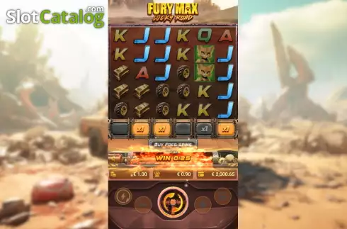 Οθόνη5. Fury Max Lucky Road Κουλοχέρης