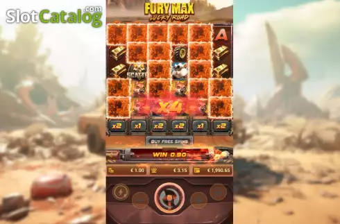 Οθόνη6. Fury Max Lucky Road Κουλοχέρης