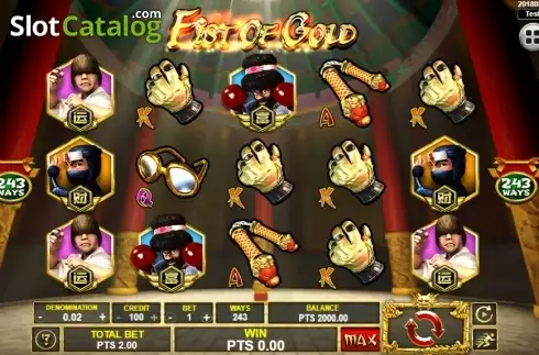 Οθόνη2. Fist of Gold Κουλοχέρης