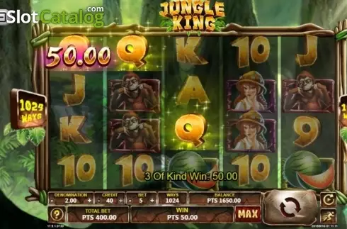 Οθόνη2. Jungle King (Spadegaming) Κουλοχέρης