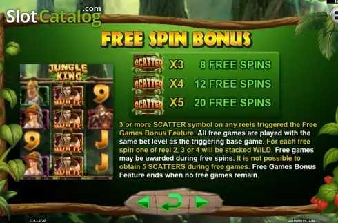Οθόνη8. Jungle King (Spadegaming) Κουλοχέρης