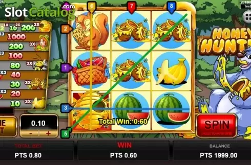 Οθόνη3. Honey Hunter (Spadegaming) Κουλοχέρης