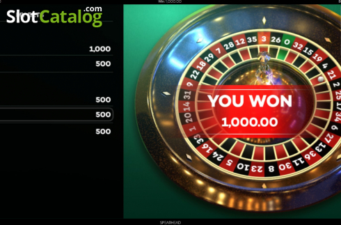 Οθόνη4. European Roulette (Spearhead Studios) Κουλοχέρης