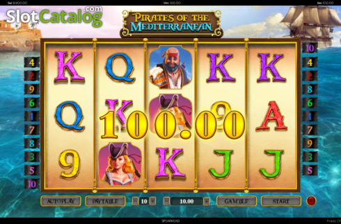 Οθόνη3. Pirates Of The Mediterranean Κουλοχέρης