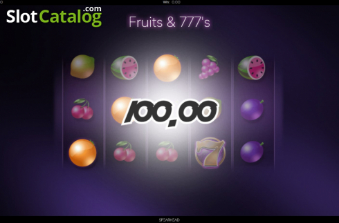 Οθόνη6. Fruits And Sevens (Spearhead Studios) Κουλοχέρης