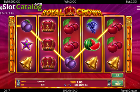 Οθόνη5. Royal Crown (Spearhead Studios) Κουλοχέρης