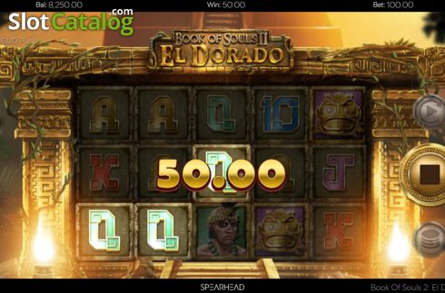 Οθόνη5. Book of Souls 2 El Dorado Κουλοχέρης
