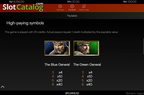 Οθόνη8. Romans Legions of Gold Κουλοχέρης