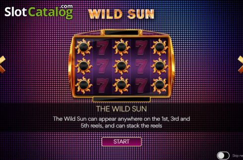 Οθόνη2. Wild Sun Κουλοχέρης