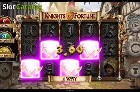 Οθόνη3. Knights of Fortune Κουλοχέρης