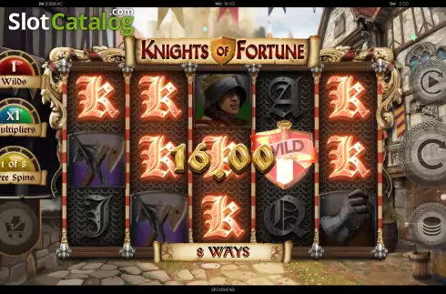 Οθόνη5. Knights of Fortune Κουλοχέρης