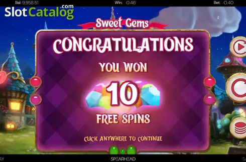 Οθόνη5. Sweet Gems Κουλοχέρης