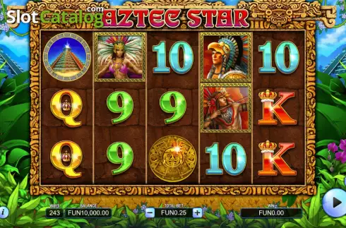 Οθόνη3. Aztec Star Κουλοχέρης 