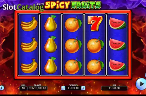 Οθόνη2. Spicy Fruits Κουλοχέρης