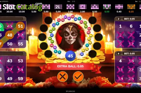 Οθόνη3. Muertitos Video Bingo Κουλοχέρης