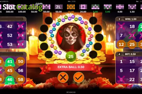 Οθόνη4. Muertitos Video Bingo Κουλοχέρης