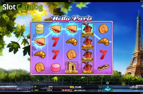 Οθόνη4. Hello Paris (Spearhead Studios) Κουλοχέρης