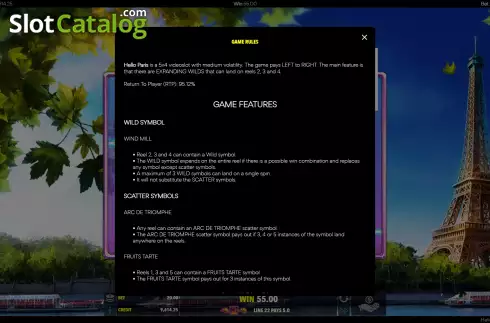 Οθόνη9. Hello Paris (Spearhead Studios) Κουλοχέρης