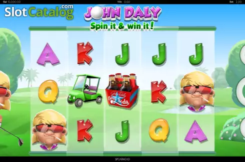Οθόνη2. John Daly Spin it and Win it Κουλοχέρης
