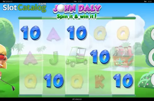 Οθόνη4. John Daly Spin it and Win it Κουλοχέρης