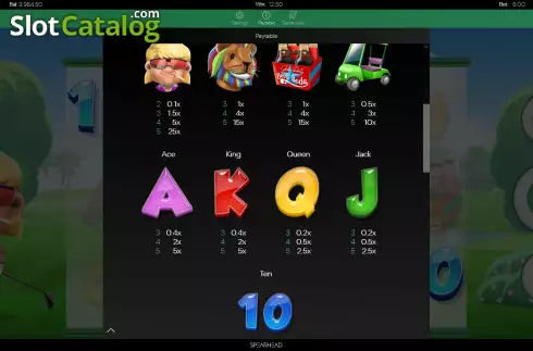 Οθόνη8. John Daly Spin it and Win it Κουλοχέρης