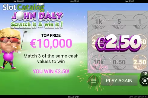 Οθόνη7. John Daly Scratch It and Win It! Κουλοχέρης