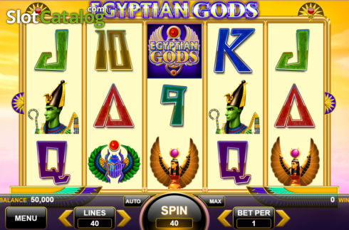 Οθόνη2. Egyptian Gods (Spin Games) Κουλοχέρης