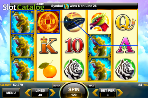 Οθόνη4. Four Guardians (Spin Games) Κουλοχέρης