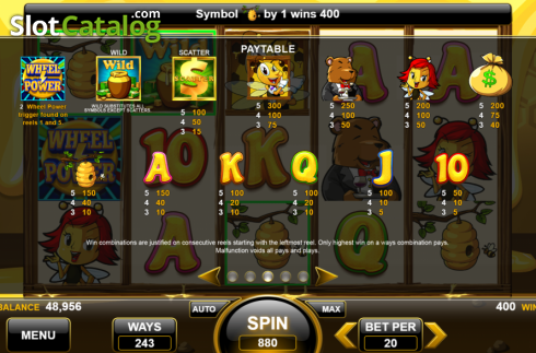 Οθόνη7. Honey Money (Spin Games) Κουλοχέρης