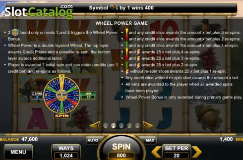 Οθόνη6. Red Panda (Spin Games) Κουλοχέρης