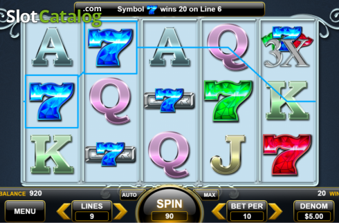 Οθόνη3. Triple Sapphire Sevens Κουλοχέρης 