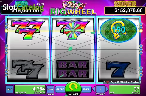 Οθόνη3. Ripley's Big Wheel Κουλοχέρης