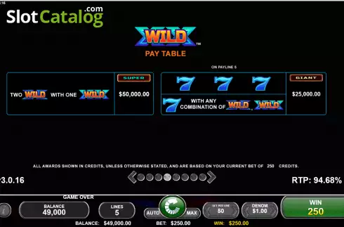 Οθόνη7. X Wild X Κουλοχέρης