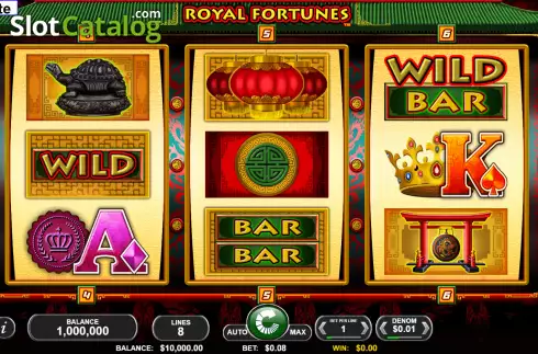 Οθόνη2. Royal Fortunes Κουλοχέρης 