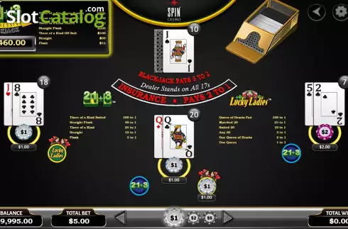 Οθόνη4. 21+3 Progressive Blackjack Κουλοχέρης