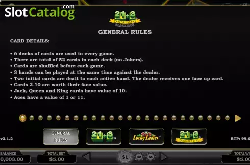 Οθόνη7. 21+3 Progressive Blackjack Κουλοχέρης