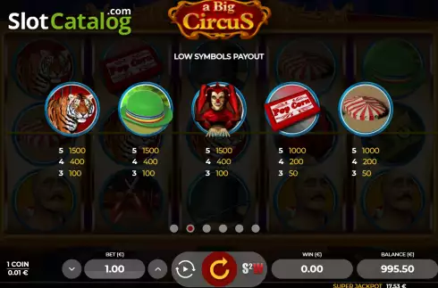 Οθόνη7. A Big Circus Κουλοχέρης