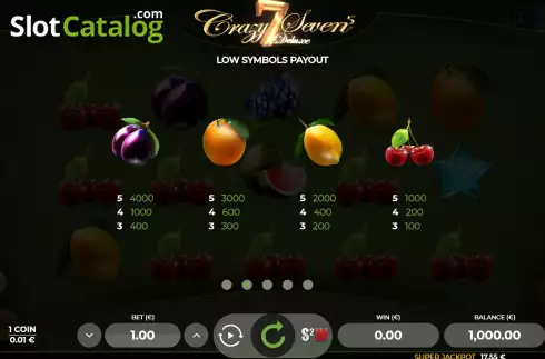 Οθόνη8. Crazy Seven 5 Deluxe Κουλοχέρης