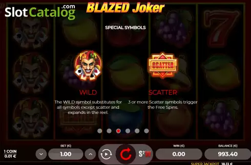 Οθόνη8. Blazed Joker Κουλοχέρης